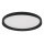 Plafonnier rond à LED noir blanc 2700 K Ø50 cm