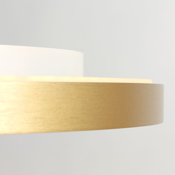 Plafonnier rond à LED or blanc 2700 K Ø50 cm