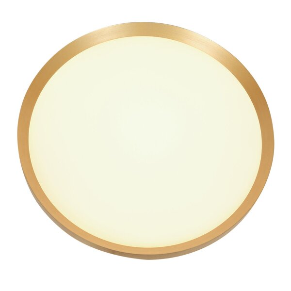 Plafonnier rond à LED or blanc 2700 K Ø50 cm