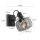 Projecteur mural anti-éblouissant Noir Gris Fumé E27 H:16 cm