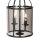 Lampe à suspendre verre métal noir gris fumé E14 élégante