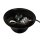 Suspension verre métal noir gris fumé L:31 cm E14
