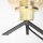 Lampe de table verre métal en laiton noir E27 23 cm