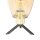 Lampe de table Abat-jour en verre en laiton E27 28 cm de style