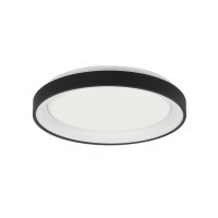 Plafonnier LED Noir Blanc &Oslash;28 cm 2700 K confortable
