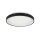 Plafonnier LED Noir Blanc Ø28 cm 2700 K confortable