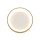 Plafonnier LED or blanc Ø28 cm 2700 K confortable