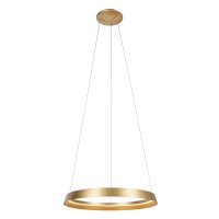 Lampe LED ronde à suspendre or L:60 cm 50 W 2700 K...