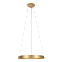 Lampe LED ronde à suspendre or L:60 cm 50 W 2700 K...