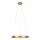 Lampe LED ronde à suspendre or L:60 cm 50 W 2700 K élégante