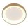 Plafonnier LED or blanc Ø38 cm 30 W confortable