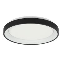 Plafonnier LED Noir Blanc &Oslash;38 cm 30 W confortable