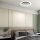 Plafonnier LED Noir Blanc Ø38 cm 30 W confortable