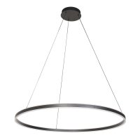 Grande lampe LED suspendue Noir &Oslash;100 cm 80 W 2700 K