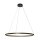 Grande lampe LED suspendue Noir Ø100 cm 80 W 2700 K