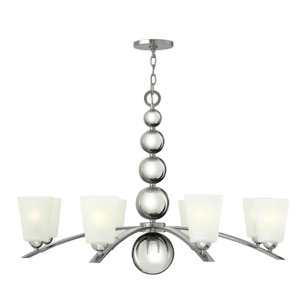 Lustre ROMINA Nickel à raccourcir Ø97cm Lampe à suspendre