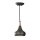 Lampe &agrave; suspendre r&eacute;tro en m&eacute;tal &Oslash;18cm en bronze Ilot de cuisine