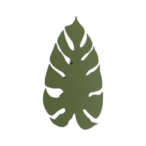 Applique décorative métal feuille indirecte H : 54 cm 4x G9