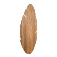 Applique indirecte bois H : 69 cm Feuille Nature Design...