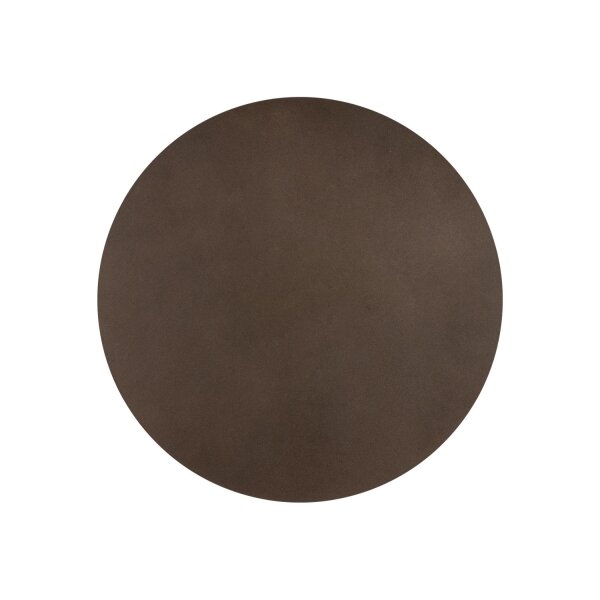 Applique ronde brune Ø 30 cm petite 3x G9 lumière indirecte