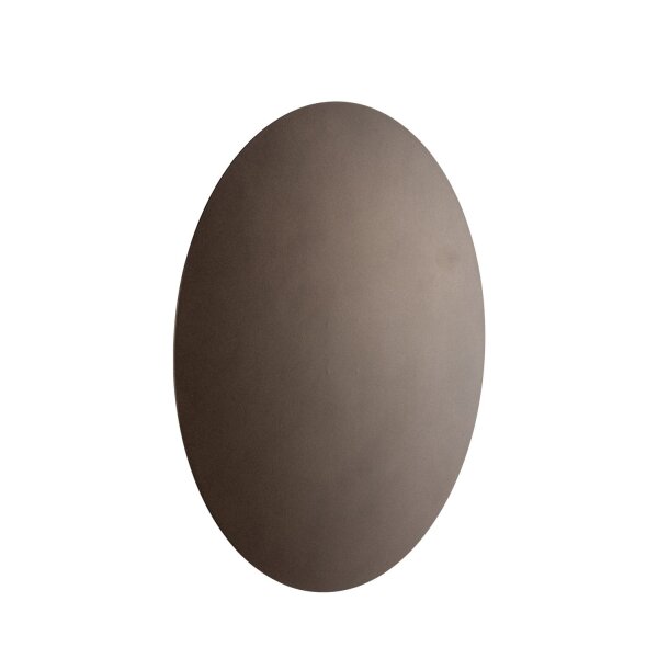 Applique ronde brune Ø 30 cm petite 3x G9 lumière indirecte