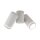 Plafonnier métal blanc ajustable L : 17 cm GU10 2 flammes