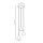 Suspension ronde en métal Ø20 cm GX53 en noir et or