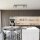 Spot de plafond mobile en métal G9, longueur 90 cm, noir