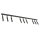 Spot de plafond réglable noir métal G9 116 cm de long