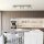Spot de plafond réglable noir métal G9 116 cm de long