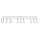 Spot de plafond réglable noir métal G9 116 cm de long