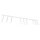 Spot de plafond réglable blanc métal G9 116 cm allongé