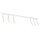 Spot de plafond flexible métal 90 cm allongé G9 blanc