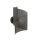 Applique murale en métal élégante G9 P:17 cm Noir Moderne