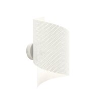 Applique Moderne Métal courbé G9 L:17 cm Blanc