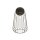 Fil de fer Plafonnier Noir Métal E27 Ø16 cm rond Rétro