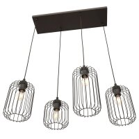 Lampe à suspendre décorative noire...