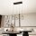 Suspension métal E27 70 cm de long Rétro Noir Or