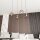 Suspension métal E27 70 cm de long Rétro Noir Or