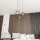 Lampe à suspendre ronde noire or Ø30 cm 3-flmg E27 métal