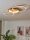 Plafonnier LED Nature Noir Blanc L:87,4 cm 3000 W
