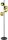 Lampadaire LED Moderne 160 cm 3000 K en noir or vert