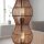 Petit lampadaire Bambou Marron 111 cm E27 Scandinave