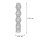 Petit lampadaire Bambou Marron 111 cm E27 Scandinave