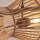 Suspension Bambou Naturel E27 4-flamme 107 cm de long