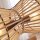 Lampe à suspendre Bambou Naturel E27 80 cm 3-flmg Scandinave