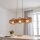Suspension Bambou Marron E27 3-flamme Scandinave