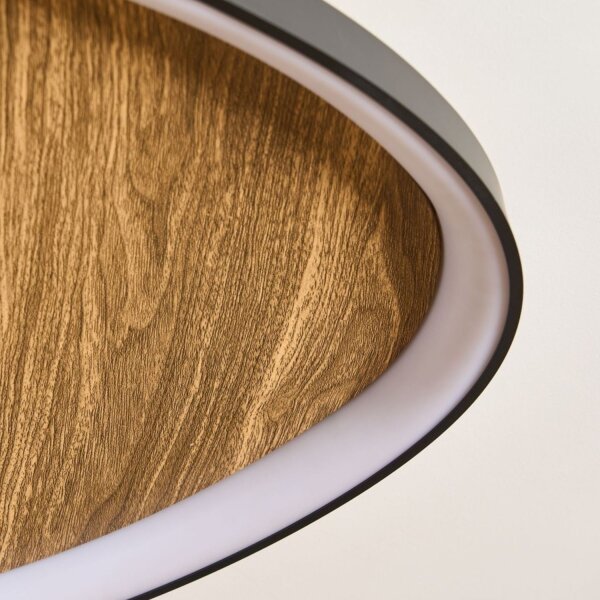 Applique LED Nature Noir L:45 cm 40W Scandinave