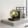 Petite lampe de table E14 noire verte 17,5 cm décorative
