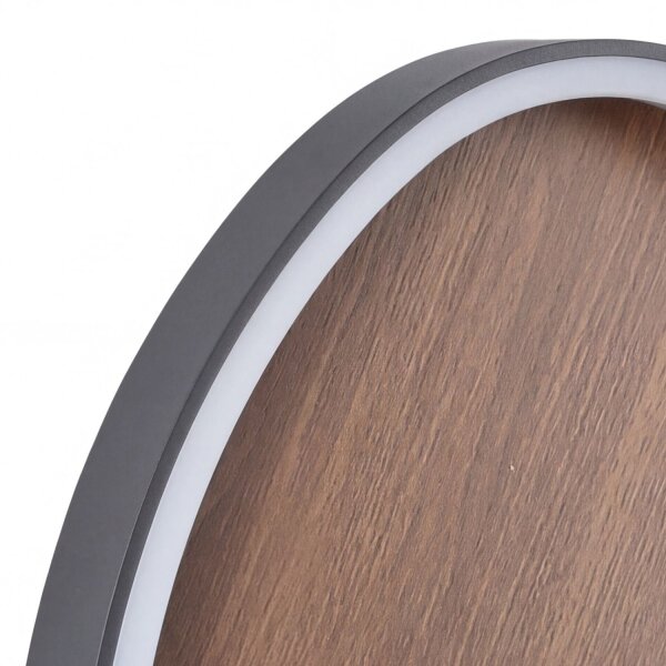 Applique LED Nature Noir L:85 cm 60W Scandinave